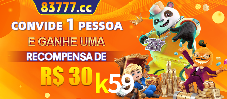 Banner institucional da k59 sobre parceria de marcas e criação de uma marca de excelência, apresentando os mascotes de jogos populares como o Fortune Tiger.