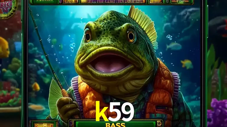 Personagem de peixe pescador do popular jogo de slot com tema de pescaria, uma das emocionantes opções de caça-níqueis para jogar e ganhar no cassino k59.